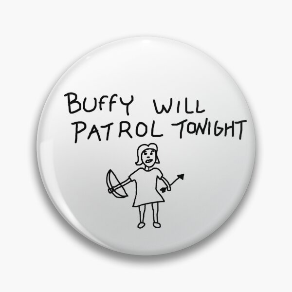 Item preview, Buffy Will Patrol Tonight, Buffy the Vampire Slayer, BtVS, 90s, Hush, Joss Whedon, Giles, The Gentlemen, Once More With Feeling designed and sold by S Hazelwood .