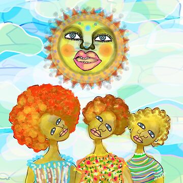 Artwork thumbnail, The Sun and the Afro Soul Sisters by aremaarega