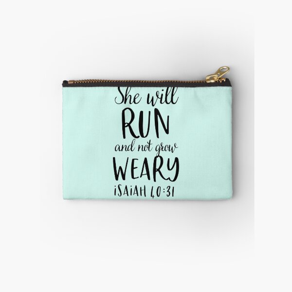 Item preview, Christian Runner - Isaiah 40:31 Run and not Grow Weary designed and sold by palmsandprints2.