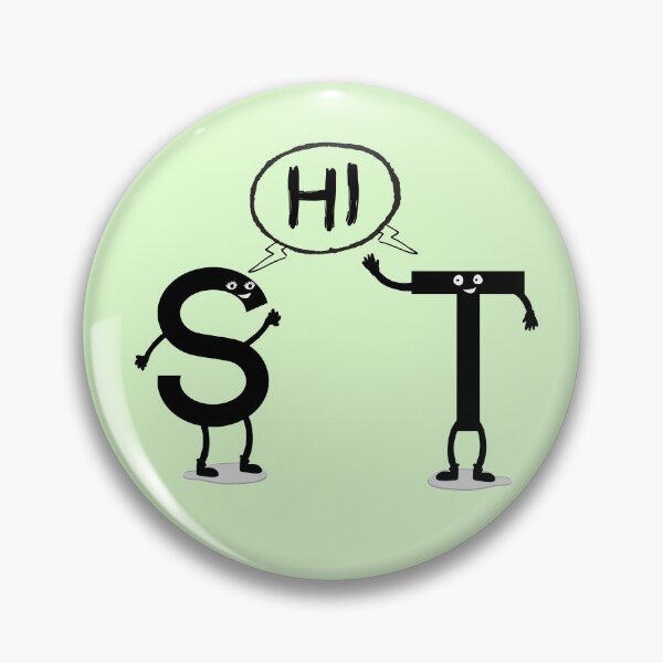 Item preview, S and T say HI designed and sold by IntegrityDesign.