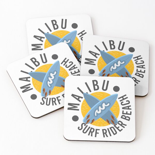 Item preview, Malibu Surf Rider Beach designed and sold by Vector Scout Lab.