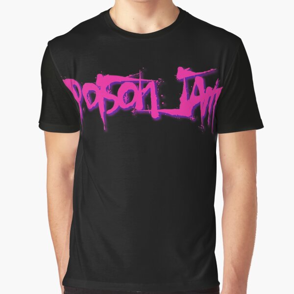 Vista previa del artículo con la obra «Poison Jam Type Logo», diseñado y vendido por FlawdaMane.