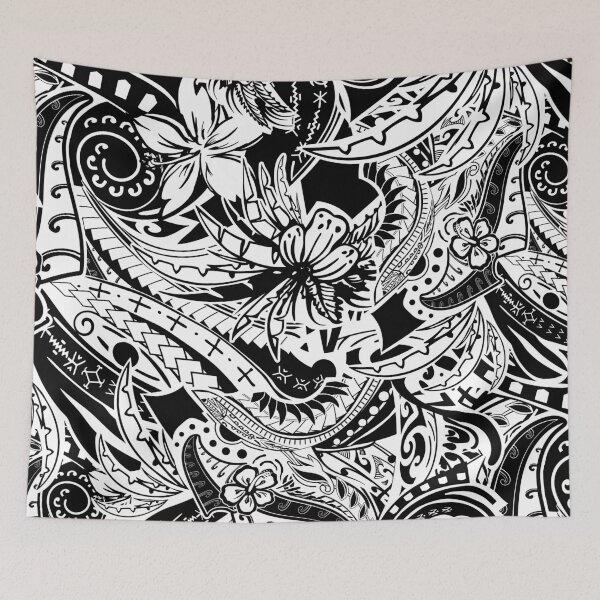 Item preview, Hawaiian - Samoan - Polynesian Black Tribal Threads designed and sold by sunnthreads.