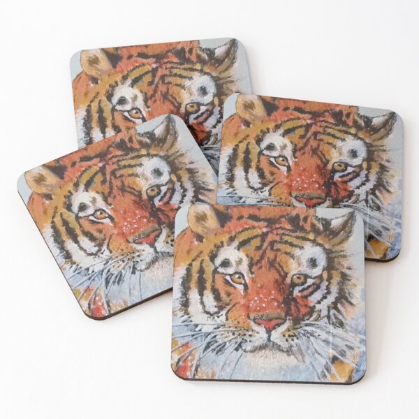Item preview, Tiger oil painting picture designed and sold by Julieford.