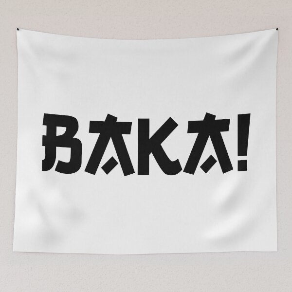 Item preview, BAKA (japanese style letter) - Black Letters designed and sold by AmpersandCuster.
