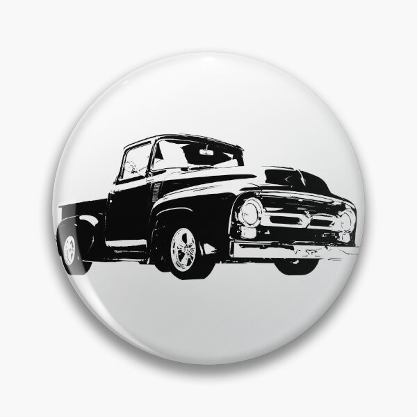 Item preview, 1956 Ford F100 B&W designed and sold by GrizzlyVision.
