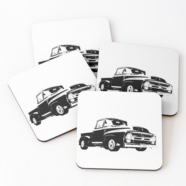 Item preview, 1956 Ford F100 B&W designed and sold by GrizzlyVision.