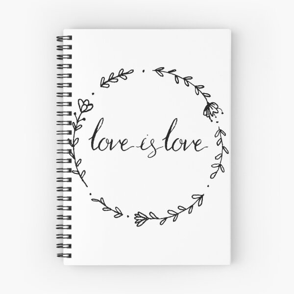 Item preview, Love is Love, floral LGBT pride designed and sold by hannahrosesmith.