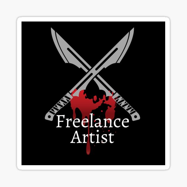 Juliya - Freelance Artist Sticker