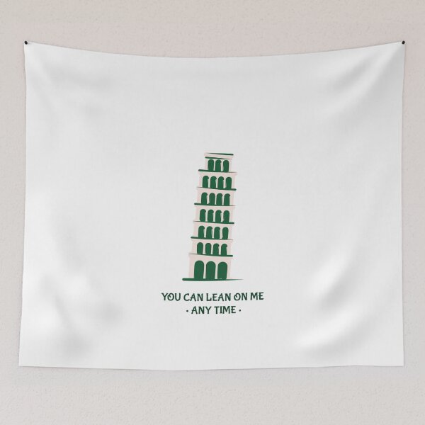 Item preview, Pisa You Can Lean On Me designed and sold by joabaj.