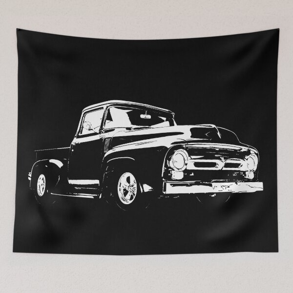 Item preview, 1956 Ford F100 white designed and sold by GrizzlyVision.