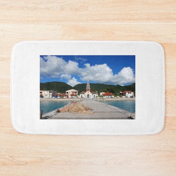 Item preview, Church of Anse d'Arlet from the Quay 2 - Martinique, F.W.I. designed and sold by Olivia Son.