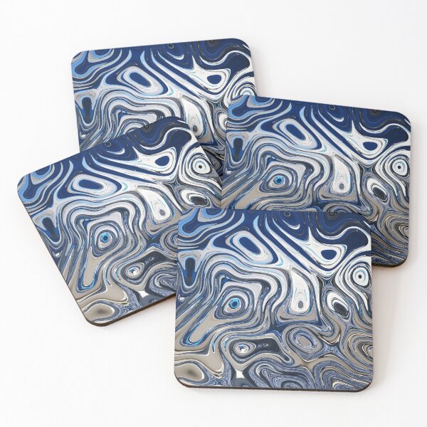 Item preview, Blue city Original Abstract Artwork designed and sold by vororoshop.