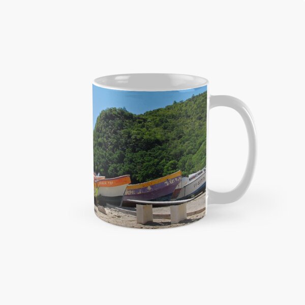 Item preview, Fishermen Boats on the Beach of Anse d'Arlet - Martinique, F.W.I. designed and sold by Olivia Son.