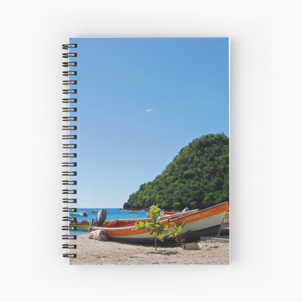 Item preview, Fishermen Boats on the Beach of Anse d'Arlet - Martinique, F.W.I. designed and sold by Olivia Son.