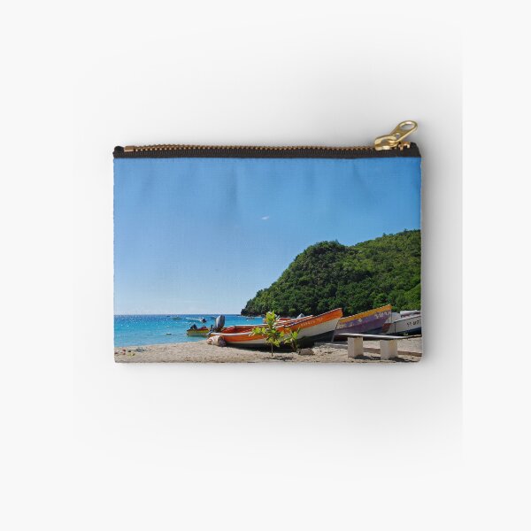 Item preview, Fishermen Boats on the Beach of Anse d'Arlet - Martinique, F.W.I. designed and sold by Olivia Son.