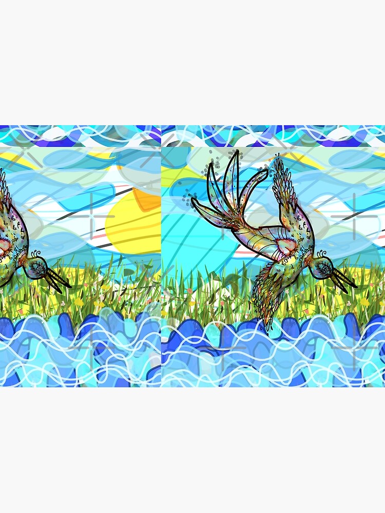 The bird and the river by aremaarega