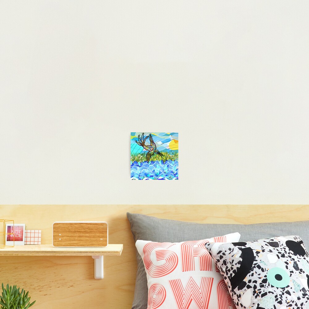 The bird and the river Photographic Print