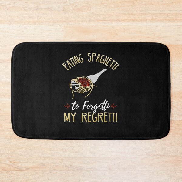 Item preview, Eating Spaghetti To Forgetti My Regretti designed and sold by KsuAnn.