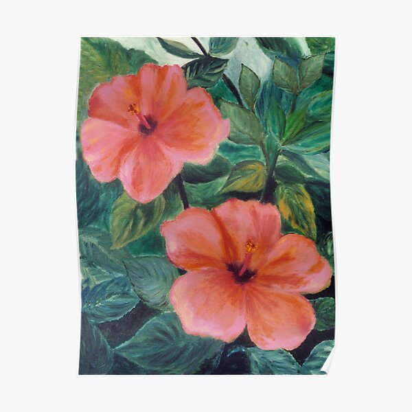 Two Hibiscus - Master Bedroom Poster