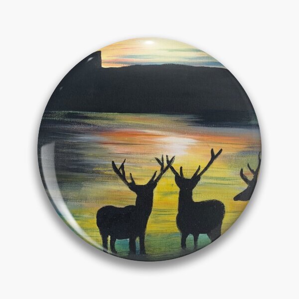 Item preview, Stags at Lochranza Castle designed and sold by BDJones.