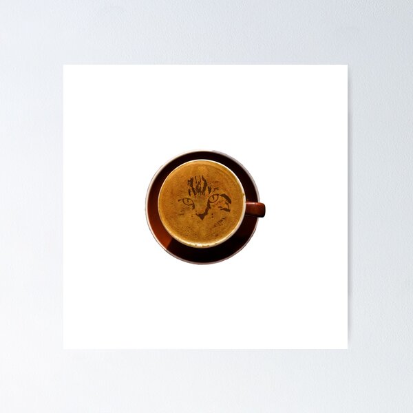 Item preview, Cat latte art designed and sold by Statim.