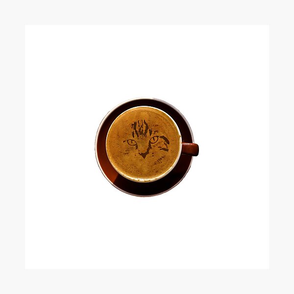 Item preview, Cat latte art designed and sold by Statim.