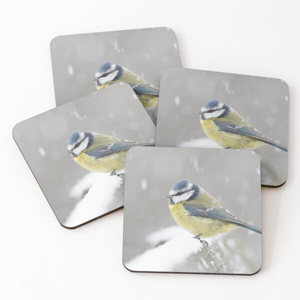 Item preview, Blue tit in the snow designed and sold by stevieuk.