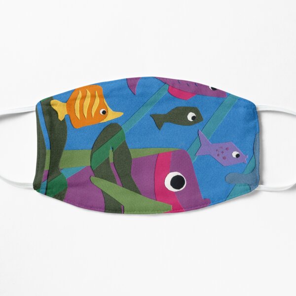 Friendly Fish - paper cut design Mask