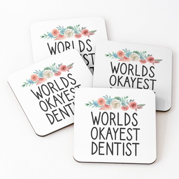 Item preview, Dental Hygienist, worlds okayest dentist dental life, Dental Assistant , Graduation Gift, Dental Hygienist Gift, RDH Gift, Dentist floral style  designed and sold by Chamssou.