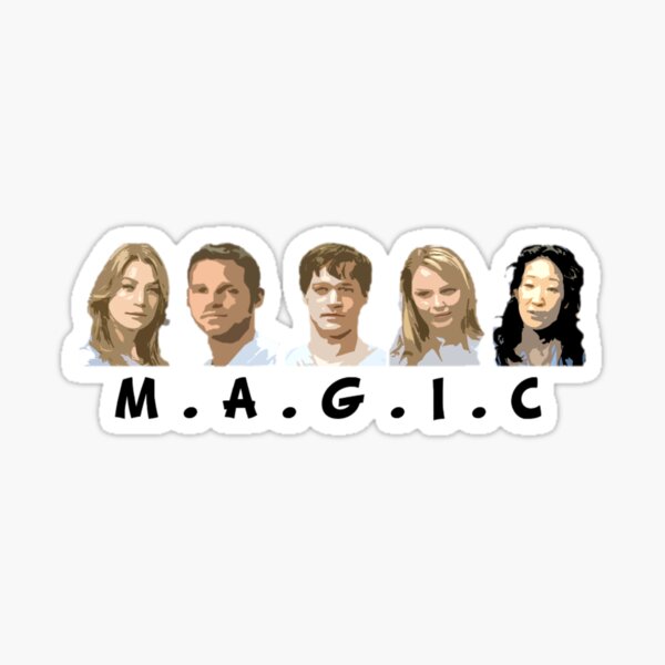 Greys - M.A.G.I.C Sticker
