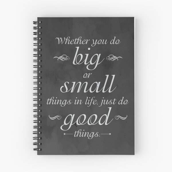 Item preview, Whether You Do Big or Small Things in Life, Just Do Good Things in Distressed Black & White designed and sold by Kristen Glanzmann.