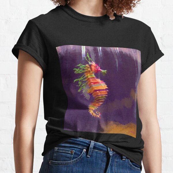 Crayon Ponyfish Painting Classic T-Shirt