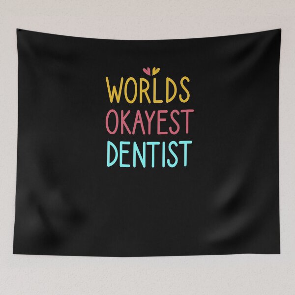 Item preview, Dental Hygienist, worlds okayest dentist dental life, Dental Assistant , Graduation Gift, Dental Hygienist Gift, RDH Gift, Dentist heart style  designed and sold by Chamssou.