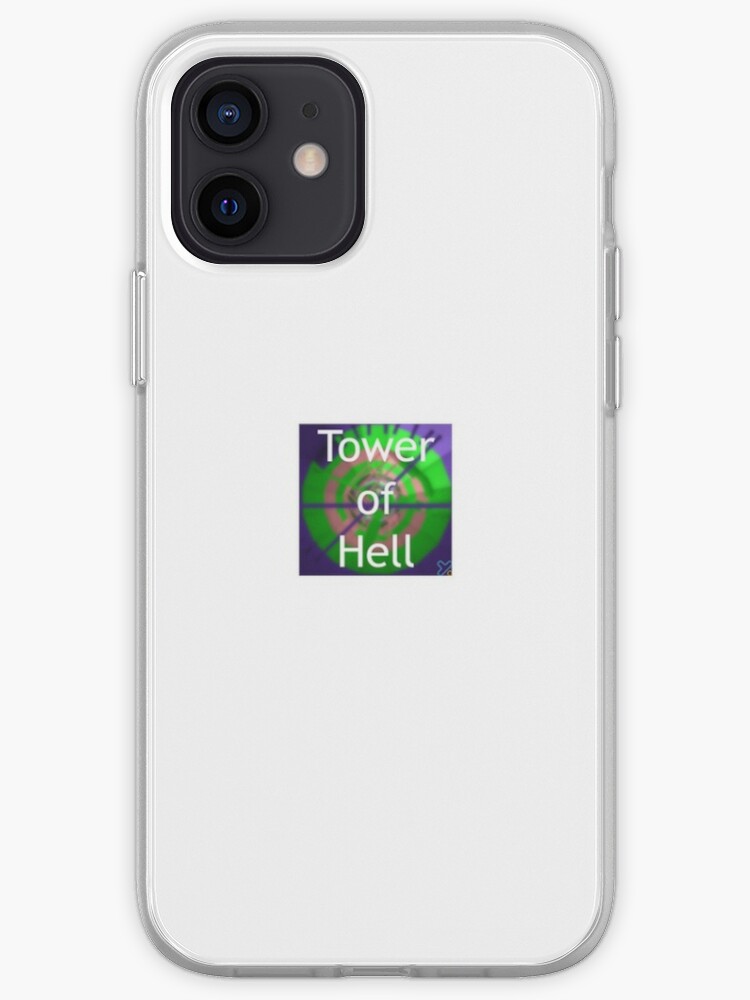 Tower Of Hell Logo Iphone Case Cover By Robloxmaster07 Redbubble - tower of hell roblox logo