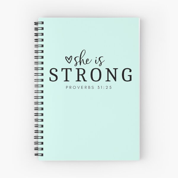 Item preview, Christian Workout Design - Proverbs 31:25 She is Strong designed and sold by palmsandprints2.