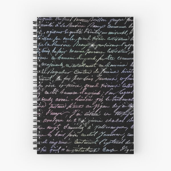 Item preview, Vintage Handwriting in Rainbow Glitter designed and sold by WisdomInspired.