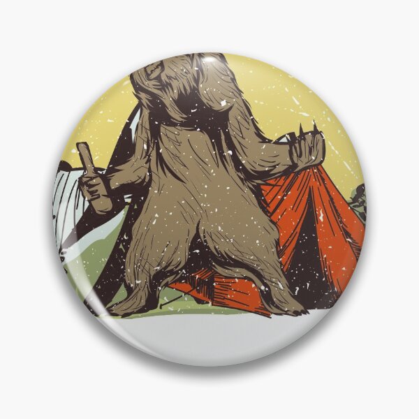 Item preview, Camping Tee, Bear design, I Hate People, I Eat People designed and sold by Lisbob.