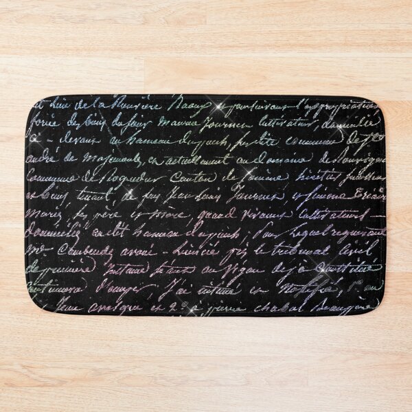 Item preview, Vintage Handwriting in Rainbow Glitter designed and sold by WisdomInspired.