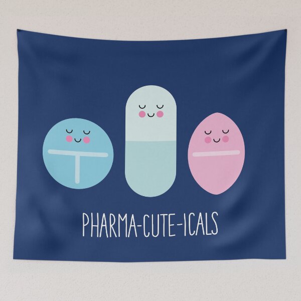 Item preview, Blue Pharma-cute-icals designed and sold by Eenig.