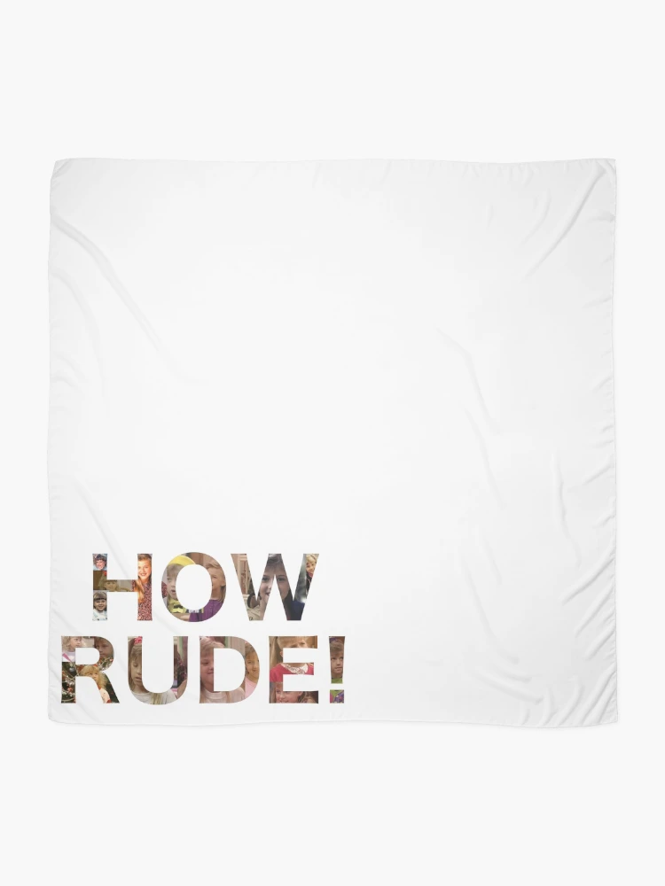 Thumbnail 2 of 3, Scarf, How Rude! designed and sold by malcolm-.