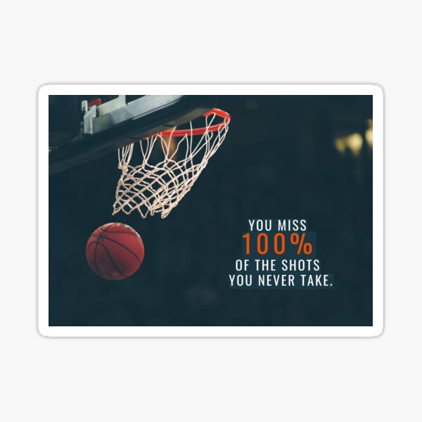 Take every shot Sticker