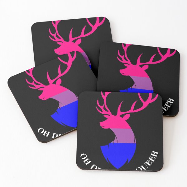Item preview, Oh Deer I'm Queer product, LGBT Tee, Bisexual Pride, Equality designed and sold by Lisbob.