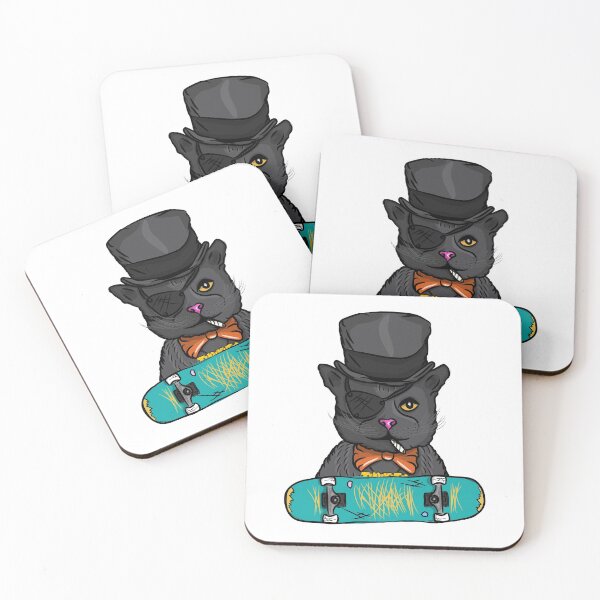 Item preview, Skateboarding Cat- Sampson Smoking designed and sold by Jonathan Nawrocki.