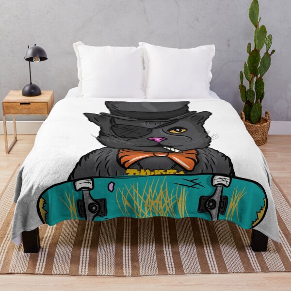 Item preview, Skateboarding Cat- Sampson Smoking designed and sold by Jonathan Nawrocki.
