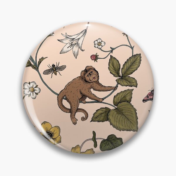 Item preview, Monkeys in the Mist - pink designed and sold by Petra Holikova.