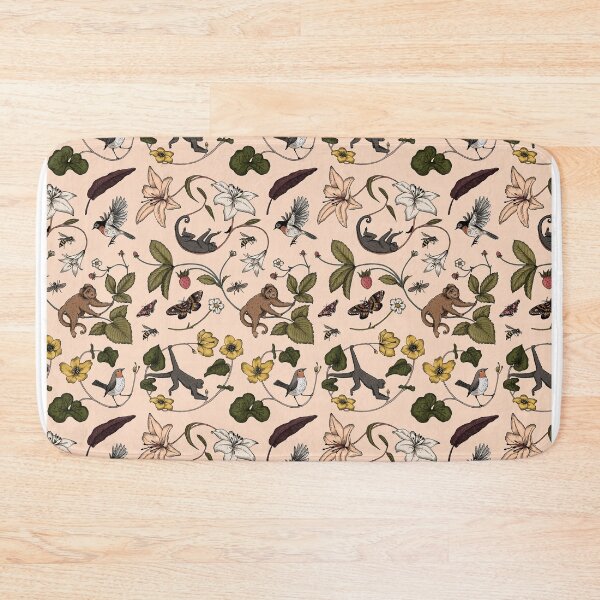 Item preview, Monkeys in the Mist - pink designed and sold by Petra Holikova.