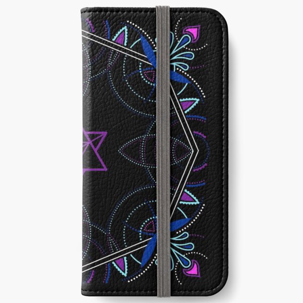 Merkaba / Startetrahedron Symbol Mandala - Sacred Geometry iPhone Wallet