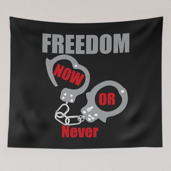 Item preview, Freedom Now Or Never, Black Pride Gift designed and sold by dara4uall.