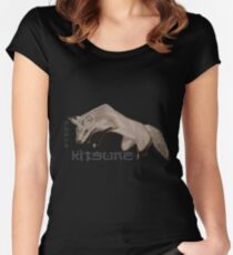 Red Fox Ink & Brush Women's Fitted Scoop T-Shirt